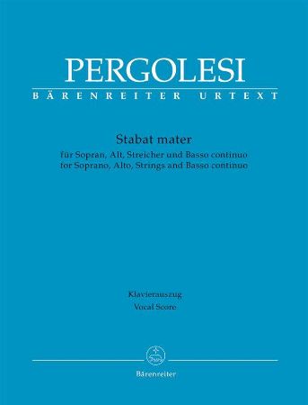 PERGOLESI:STABAT MATER VOCAL SCORE