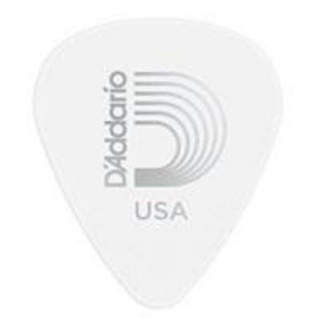 DRSALICE PLANET WAVES CLASSIC CELLULOID PICK, WHITE - Medium 10 pack 0,50 mm