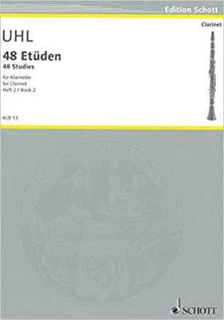 UHL A.:48 ETUDEN CLARINET BOOK 2