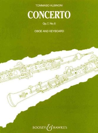 ALBINONI:CONCERTO OP.7/6 OBOE AND PIANO