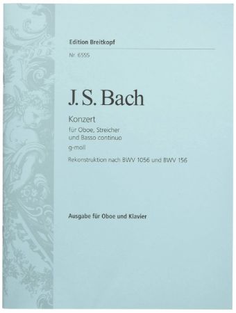 BACH J.S.:KONZERT G-MOLL BWV 1056 OBOE AND PIANO
