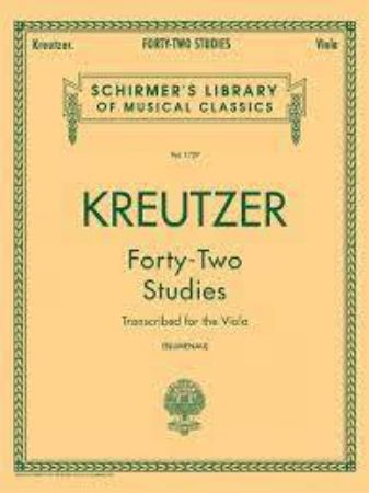 KREUTZER;FORTY TWO STUDIES,VIOLA