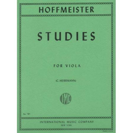 HOFFMEISTER;STUDIES FOR VIOLA