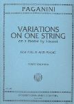 PAGANINI:VARIATIONS ON ONE STRING ON A THEME BY ROSSINI,CELLO AND PIANO