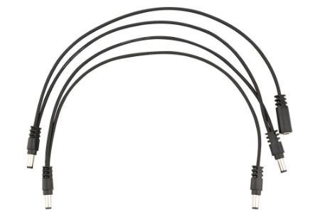 RockBoard Flat Daisy Chain Cable - 4 Outputs straight