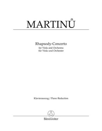 MARTINU C:RHAPSODY-CONCERTO FOR VIOLA AND ORCHESTRA