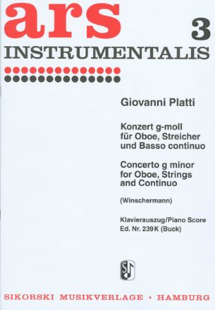 PLATTI:KONZERT G-MOLL FOR OBOE AND PIANO