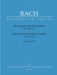 BACH J.S.:THREE SONATAS AND THREE PARTITAS FOR VIOLIN SOLO BWV 1001-1006