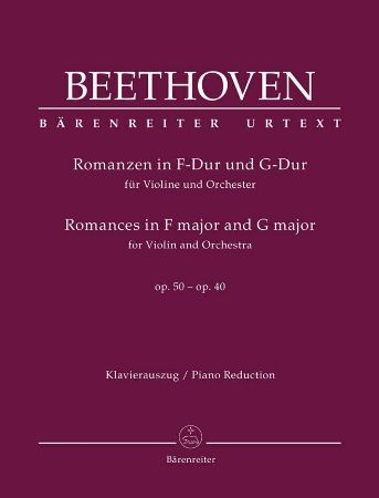 BEETHOVEN:ROMANZEN OP.50 OP.40 VIOLIN AND PIANO
