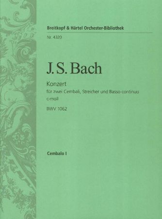 BACH J.S.:CONCERTO FOR PIANO BWV 1062 C MINOR SOLO 1