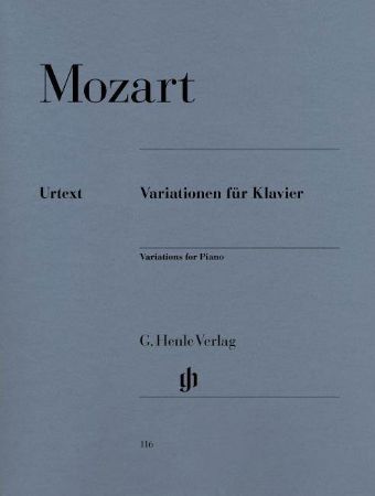 MOZART:VARATIONEN FUR KLAVIER/VARIATIONS FOR PIANO