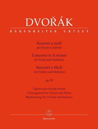 DVORAK:CONCERTO A-MOLL OP. 53 VIOLIN & PIANO