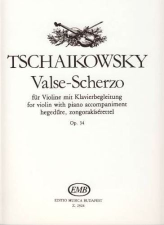 TSCHAIKOWSKY:VASE-SCHERZO OP.34 VIOLINE AND PIANO