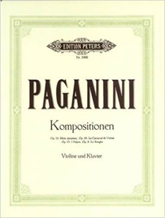 PAGANINI:KOMPOSITIONEN VIOLINE UND KLAVIER