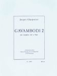 CHARPENTIER J:GAVAMBODI 2,POUR ALT SAX ET PIANO
