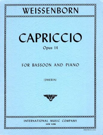 WEISSENBORN:CAPRICCIO OP.14 FOR BASSOON AND PIANO