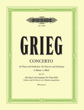 GRIEG:PIANO CONCERTO A-MOLL OP.16 ARRANGED FOR PIANO SOLO