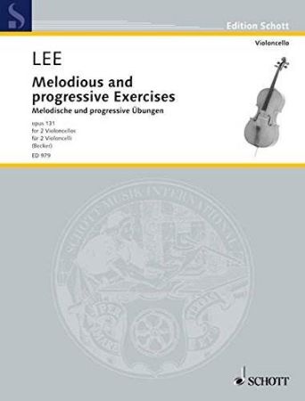 LEE:MELODIOUS AND PROGRESSIVE EXERCISES OP.131 FOR 2 VIOLONCELLI