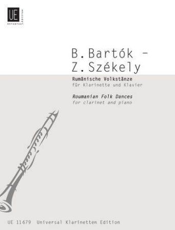 BARTOK/SZEKELY:RUMANISCHE VOLSTANZE/ ROUMANIAN FOLK DANCES,CLARINET AND PIANO