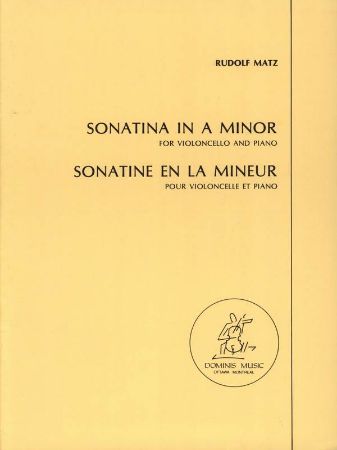 MATZ:SONATINA IN A MINOR FOR CELLO AND PIANO