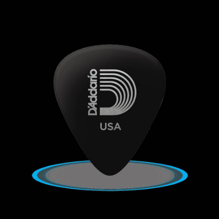 DRSALICE PLANET WAVES CLASSIC CELLULOID PICK, BLACK - Medium 10 pack 0,70mm