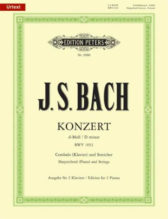 BACH J.S.:KONZERT BWV 1052 D-MOLL EDITION FOR 2 PIANOS