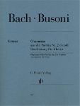 BACH J.S/BUSONI:CHACONNA FROM PARTITA NO.2 D-MOLL PIANO