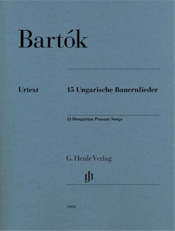 BARTOK:15 HUNGARIAN PEASANT SONGS FOR PIANO