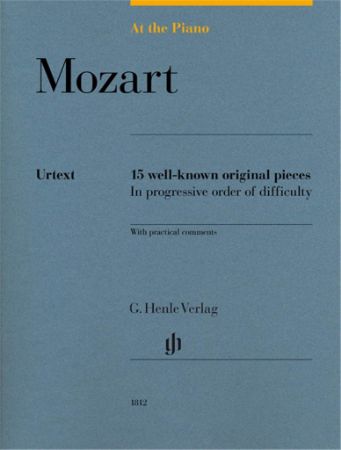 AT THE PIANO MOZART 15 WELL KNOWN ORIGINAL PIECES