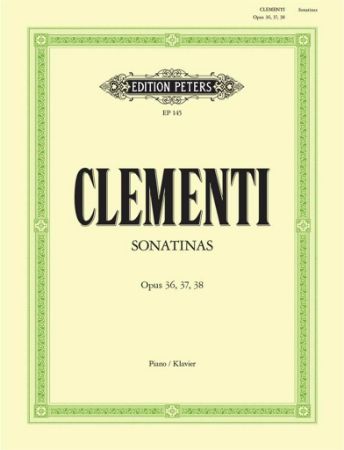 CLEMENTI:SONATINAS OP.36,37,38 FOR PIANO
