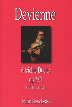 DEVIENNE:6 LEICHTE DUETTE OP.75/1 FOR 2 FLUTES