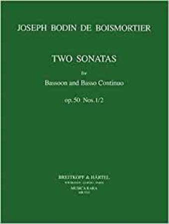 BOISMORTIER:TWO SANATAS OP.50 NO.1/2 BASSOON AND PIANO