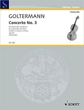GOLTERMAN:CONCERTO NO.3 H-MOLL FOR CELLO AND PIANO