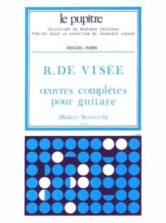 DE VISEE:OEUVRES COMPLETES POUR GUITARE