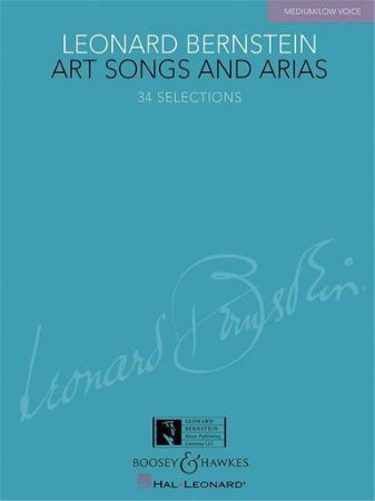 BERNSTEIN:ART SONGS AND ARIAS MEDIUM/LOW  VOICE
