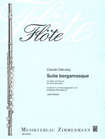 DEBUSSY:SUITE BERGAMASQUE FOR FLUTE AND PIANO