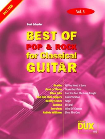 BEST OF POP&ROCK FOR CLASSICAL GUITAR 3