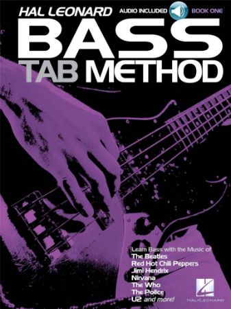 HAL LEONARD BASS TAB METHOD 1 BOOK + AUDIO ACCESS