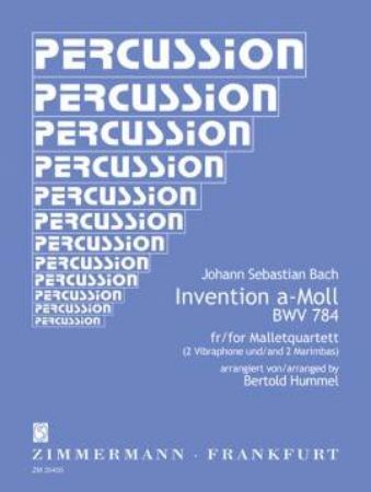 BACH J.S./HUMMEL:INVENTION A-MOLL BWV 784 MALLETQUARTET