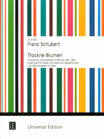 SCHUBERT:TROCKNE BLUMEN D802 VIOLINE UND KLAVIER AUTOGRAPH FUR FLOTE