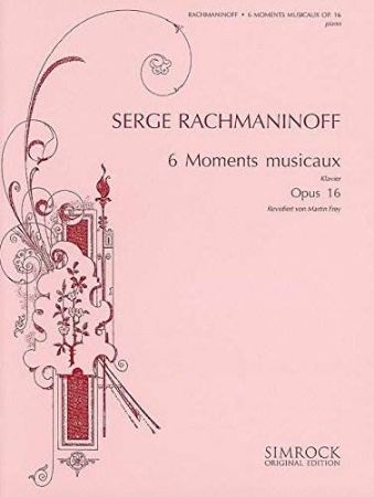RACHMANINOFF:6 MOMENTS MUSICAUX OP.16