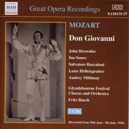 MOZART:DON GIOVANNI/BROWNLEE/SOUEZ/BACCALONI  3CD