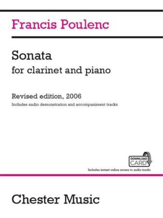 POULENC:SONATA FOR CLARINET AND PIANO + AUDIO ACCESS