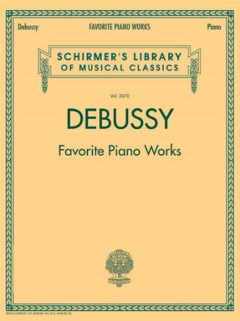 DEBUSSY FAVORITE PIANO WORKS