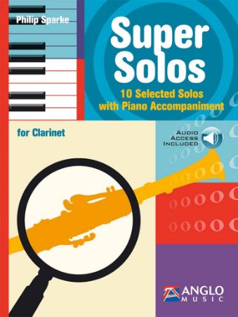 SPARKE:SUPER SOLOS FOR CLARINET AND PIANO +CD