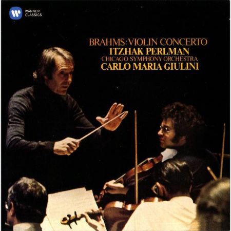 BRAHMS:VIOLIN CONCERTO/ITZHAK PERLMAN/GIULINI