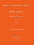 CRUSELL:CONCERTO FOR CLARINET OP.1NO.1 CLARINET AND PIANO