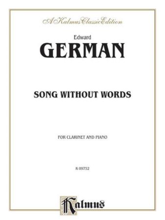 GERMAN:SONG WITHOUT WORDS CLARINET AND PIANO