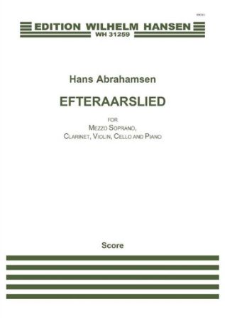 ABRAHAMSEN:EFERARSLIED/HERBSTLIED SET OF PARTS