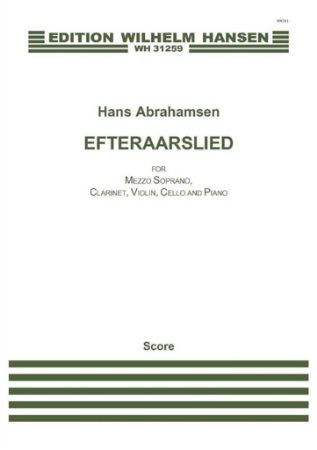 ABRAHAMSEN:EFERARSLIED/HERBSTLIED SET OF PARTS